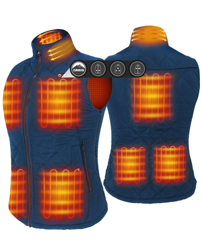 ARRIS Heated Vest for Women Size Adjustable 7.4V Battery Electric Warm Clothing for Hiking Camping Skiing
