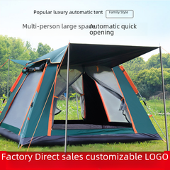 Automatic 3-4 Person Beach Camping Tent, Waterproof
