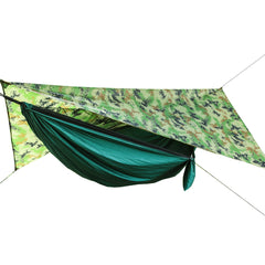 Camping Hammock Set with Mosquito Net and Rainfly