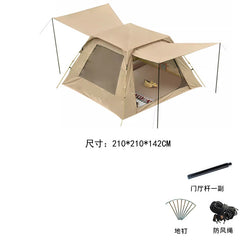 Automatic 3-4 Person Beach Camping Tent, Waterproof