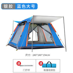 Automatic 3-4 Person Beach Camping Tent, Waterproof