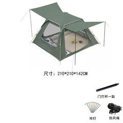 Automatic 3-4 Person Beach Camping Tent, Waterproof