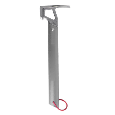 Camping Claw Hammer Multi-Functional Tent Stake Hammer Portable Stainless Steel Ox Horn Head Tent Stake Hammer with Aluminium Handle for Camping Hiking Backpacking Gardening