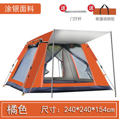 Automatic 3-4 Person Beach Camping Tent, Waterproof