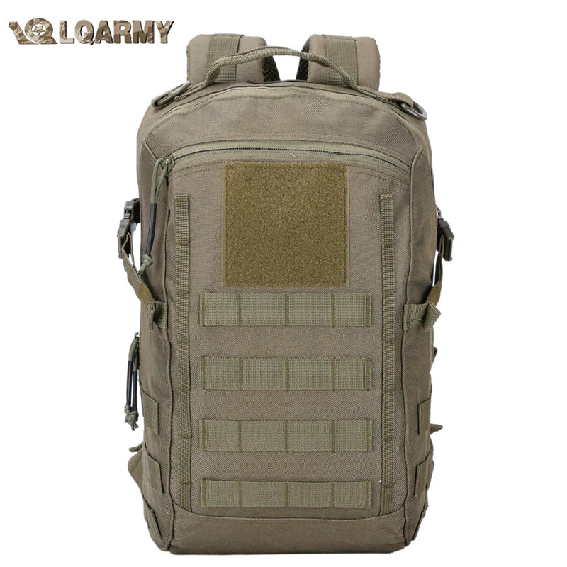 LQARMY 20L Waterproof Travel Outdoor Tactical Backpack Sport Camping Rucksack Molle System for Trekking Fishing Hunting Bags