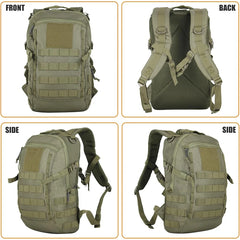 LQARMY 20L Waterproof Travel Outdoor Tactical Backpack Sport Camping Rucksack Molle System for Trekking Fishing Hunting Bags