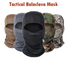 Tactical Camouflage Balaclava Full Face Mask Outdoor Hunting Bicycle Cycling Bandana Neck Gaiter Combat Airsoft Cap