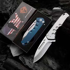 Outdoor folding knife, Medford heavy-duty folding knife, high-hardness D2 all-steel folding small knife, camping self-defense kn