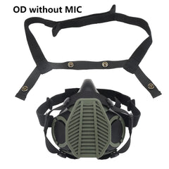 SOTR Mask Special Operations Tactical Respirator With MIC Communication Half-mask HEPA Filtration Against Airborne Particulates