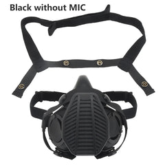 SOTR Mask Special Operations Tactical Respirator With MIC Communication Half-mask HEPA Filtration Against Airborne Particulates