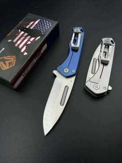 Outdoor folding knife, Medford heavy-duty folding knife, high-hardness D2 all-steel folding small knife, camping self-defense kn