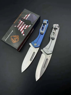 Outdoor folding knife, Medford heavy-duty folding knife, high-hardness D2 all-steel folding small knife, camping self-defense kn