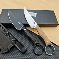New Style MKC Speedgoat Fixed Blade Outdoor Straight Knife Nylon Wave Fiber Handle EDC Outdoor Hunting Survival with Kydex Knife