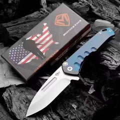 Outdoor folding knife, Medford heavy-duty folding knife, high-hardness D2 all-steel folding small knife, camping self-defense kn