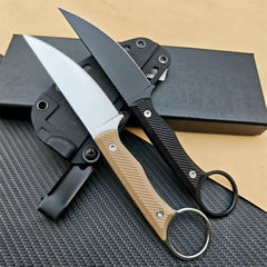 New Style MKC Speedgoat Fixed Blade Outdoor Straight Knife Nylon Wave Fiber Handle EDC Outdoor Hunting Survival with Kydex Knife
