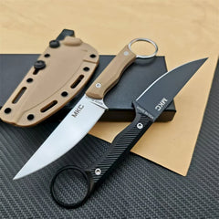 New Style MKC Speedgoat Fixed Blade Outdoor Straight Knife Nylon Wave Fiber Handle EDC Outdoor Hunting Survival with Kydex Knife