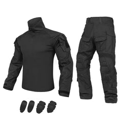 KRYDEX Camouflage G3 Combat Uniform Hunting Outdoor Tactical Gen3 Shirt & Pants Suit Kit Ranger Green Camo Black Clothing