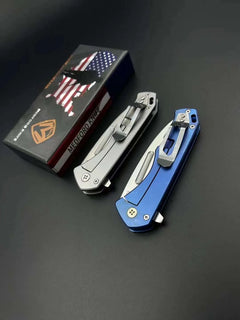 Outdoor folding knife, Medford heavy-duty folding knife, high-hardness D2 all-steel folding small knife, camping self-defense kn