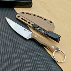 New Style MKC Speedgoat Fixed Blade Outdoor Straight Knife Nylon Wave Fiber Handle EDC Outdoor Hunting Survival with Kydex Knife