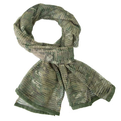Tongcamo Sniper Veil Netting Camo Scarf Men Camo Gun Wrap for Hunting Shooting Wargame Outdoor Activities