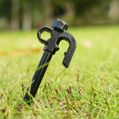 Cast Iron Tent Stakes with Steel Camping Accessories