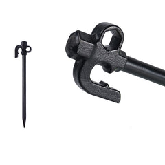 Cast Iron Tent Stakes with Steel Camping Accessories