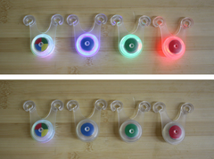 Camping Safety Light with Tent Rope Hanging Design