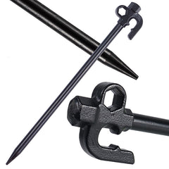 Cast Iron Tent Stakes with Steel Camping Accessories