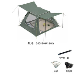 Automatic 3-4 Person Beach Camping Tent, Waterproof
