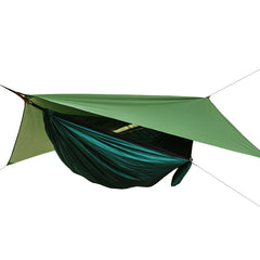 Camping Hammock Set with Mosquito Net and Rainfly