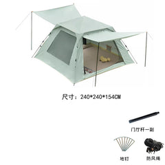 Automatic 3-4 Person Beach Camping Tent, Waterproof