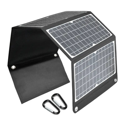 30W Portable Solar Charger for Hiking and Camping