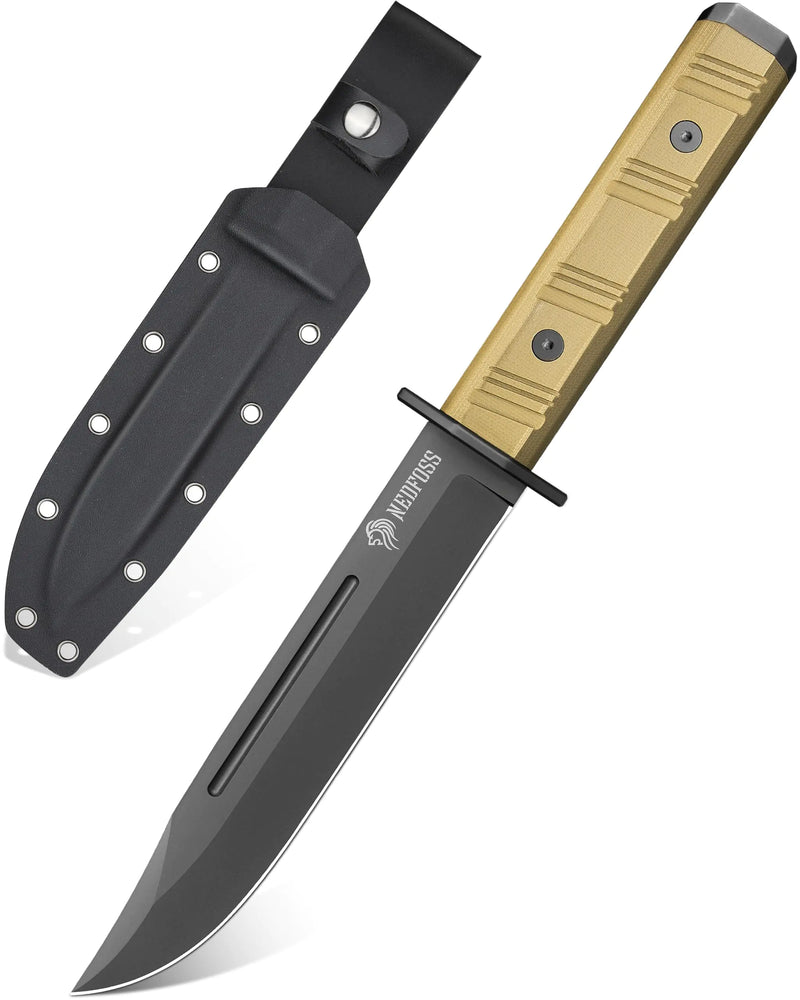 NedFoss BRAVE Fixed Balde Tactical Knife 6.8