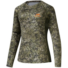 BASSDASH Women’s Camo Hunting Shirt Long Sleeve UPF 50+ Sun Protection Performance Tee Fishing Hiking