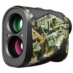 Hunting Rangefinder Heartgon 1200 Yards Rechargeable Rangefinder for Hunting 6X Magnification High-Precision Continuous Scan/Distance/Angle/Speed Waterproof Bowhunting Rangefinder with Case 1